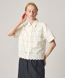 Steven Alan | <Steven Alan>レース ショートスリーブ シャツ(シャツ/ブラウス)