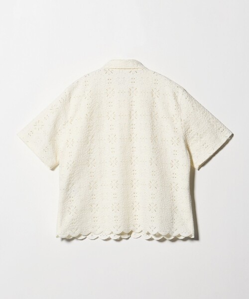 Steven Alan（スティーブンアラン）の「＜Steven Alan＞レース ショートスリーブ シャツ（シャツ/ブラウス・レディース・ブラック/オフホワイト・S/M）」の10枚目の写真