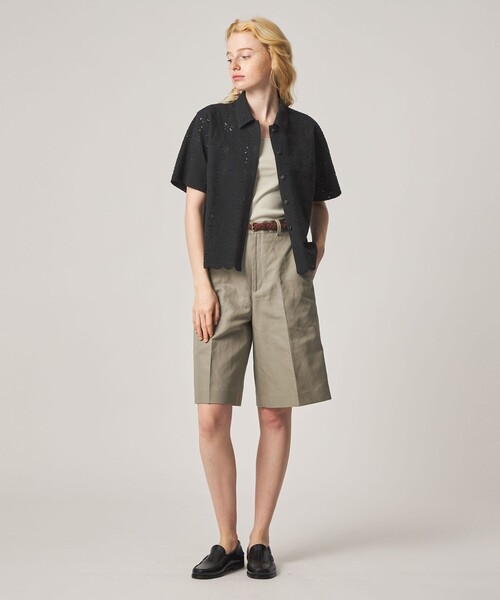 Steven Alan（スティーブンアラン）の「＜Steven Alan＞レース ショートスリーブ シャツ（シャツ/ブラウス・レディース・ブラック/オフホワイト・S/M）」の17枚目の写真