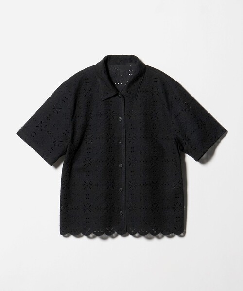 Steven Alan（スティーブンアラン）の「＜Steven Alan＞レース ショートスリーブ シャツ（シャツ/ブラウス・レディース・ブラック/オフホワイト・S/M）」の19枚目の写真
