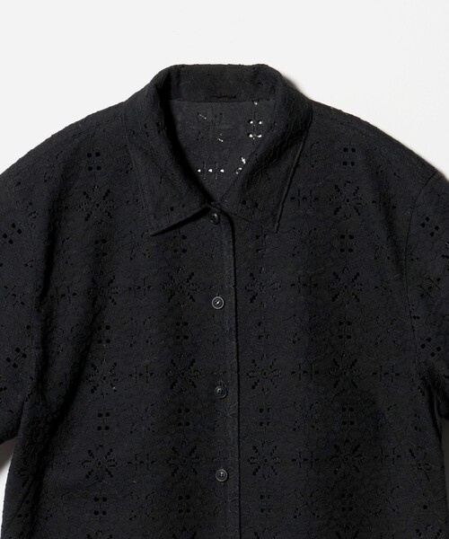 Steven Alan（スティーブンアラン）の「＜Steven Alan＞レース ショートスリーブ シャツ（シャツ/ブラウス・レディース・ブラック/オフホワイト・S/M）」の20枚目の写真