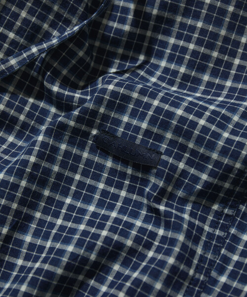 CAHLUMN(カウラム)の「CAHLUMN/カウラム Indigo Madras Check Cropped Easy Pant(その他パンツ・メンズ・ネイビー・MEDIUM/LARGE/X-LARGE/XX-LARGE)」の4枚目の写真