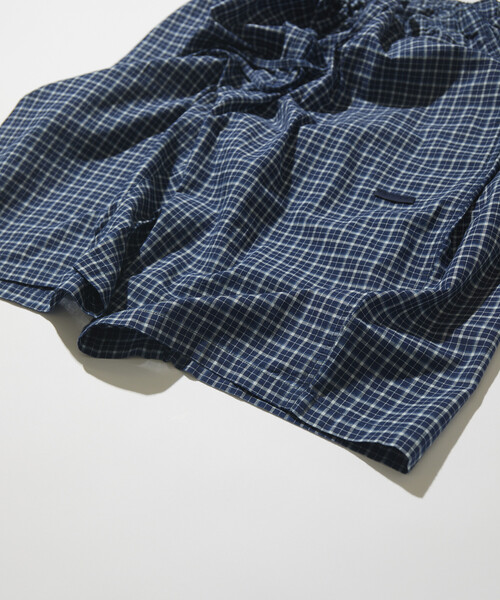 CAHLUMN(カウラム)の「CAHLUMN/カウラム Indigo Madras Check Cropped Easy Pant(その他パンツ・メンズ・ネイビー・MEDIUM/LARGE/X-LARGE/XX-LARGE)」の8枚目の写真