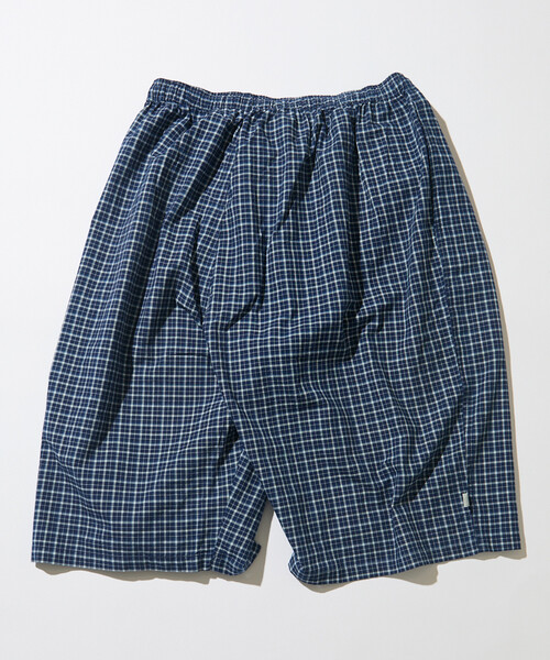 CAHLUMN(カウラム)の「CAHLUMN/カウラム Indigo Madras Check Cropped Easy Pant(その他パンツ・メンズ・ネイビー・MEDIUM/LARGE/X-LARGE/XX-LARGE)」の9枚目の写真