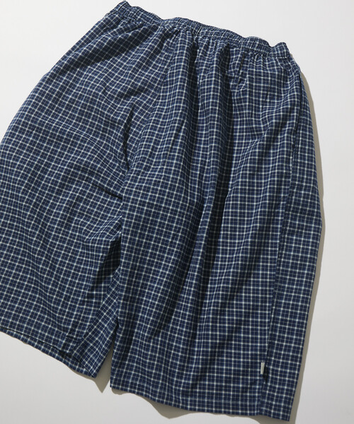 CAHLUMN(カウラム)の「CAHLUMN/カウラム Indigo Madras Check Cropped Easy Pant(その他パンツ・メンズ・ネイビー・MEDIUM/LARGE/X-LARGE/XX-LARGE)」の11枚目の写真