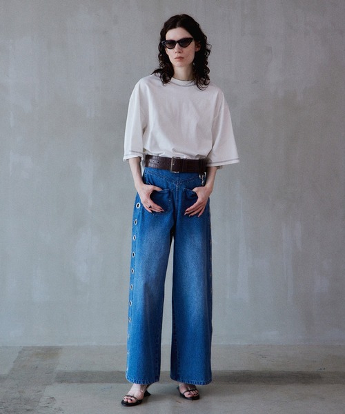 MAISONSPECIALメゾンスペシャルEyelet Denim Pants Eyelet Denim/アイレットデニム（デニムパンツ）｜MAISON SPECIAL