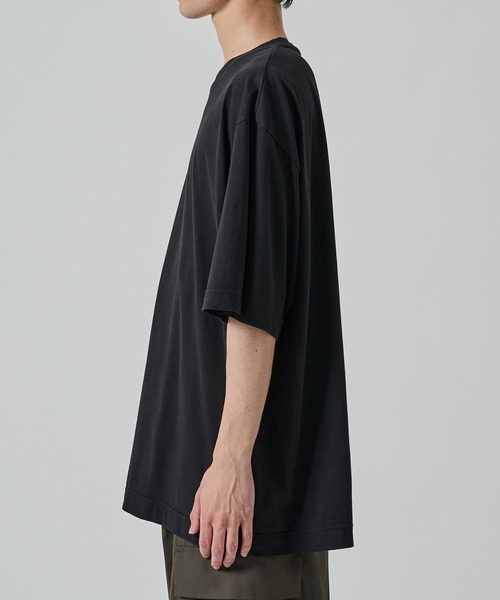 KANEMASA PHIL.(カネマサフィル)の「【KANEMASA PHIL.】36G Low Twist Garment Dye S/S Tee(Tシャツ/カットソー・メンズ・ブラック・M)」の5枚目の写真