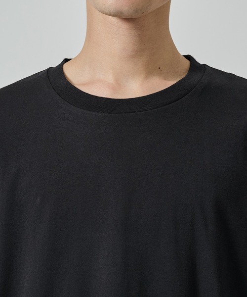 KANEMASA PHIL.(カネマサフィル)の「【KANEMASA PHIL.】36G Low Twist Garment Dye S/S Tee(Tシャツ/カットソー・メンズ・ブラック・M)」の6枚目の写真