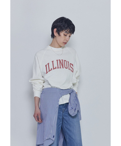 REMI RELIEF(レミレリーフ)の「【WEB限定】<REMI RELIEF(レミ レリーフ)>ロゴスウェット(スウェット・レディース・オフホワイト/ブラック系その他3・M)」の1枚目の写真