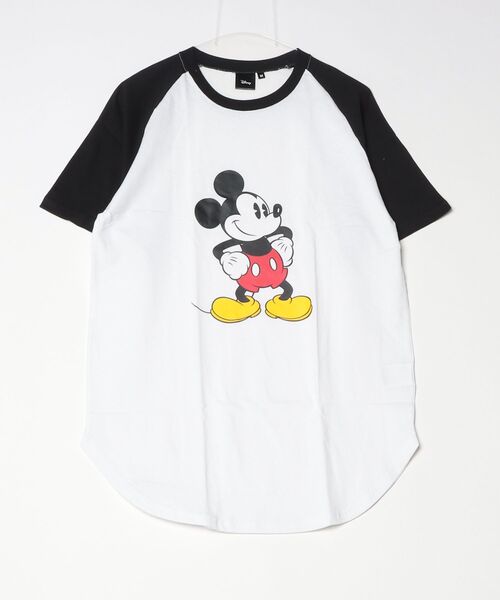 Disney（ディズニー）の「【Disney/ディズニー】プリント ラグラン Tシャツ（Tシャツ/カットソー・メンズ・杢グレー/ホワイト系その他3/ベージュ/オフホワイト/ベージュ系その他/ホワイト系その他/グレー系その他/ホワイト系その他2・M/XL/L）」の3枚目の写真