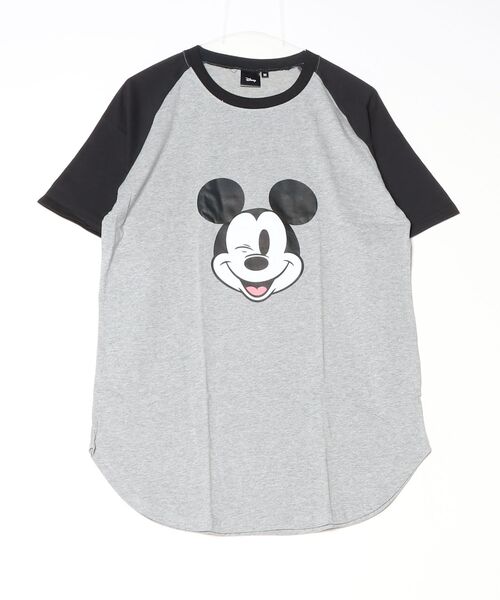 Disney（ディズニー）の「【Disney/ディズニー】プリント ラグラン Tシャツ（Tシャツ/カットソー・メンズ・杢グレー/ホワイト系その他3/ベージュ/オフホワイト/ベージュ系その他/ホワイト系その他/グレー系その他/ホワイト系その他2・M/XL/L）」の7枚目の写真