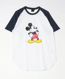 ZI-ON（ジーオン）の「【Disney/ディズニー】プリント ラグラン Tシャツ（Tシャツ/カットソー）」