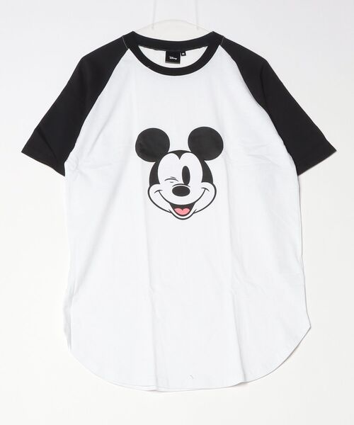 Disney（ディズニー）の「【Disney/ディズニー】プリント ラグラン Tシャツ（Tシャツ/カットソー・メンズ・杢グレー/ホワイト系その他3/ベージュ/オフホワイト/ベージュ系その他/ホワイト系その他/グレー系その他/ホワイト系その他2・M/XL/L）」の5枚目の写真