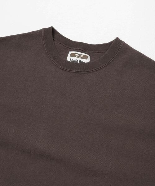 URBAN RESEARCH（アーバンリサーチ）の「LOGIC ONE　HEAVY DOPE T-SHIRTS（Tシャツ/カットソー・メンズ・ブラウン/スミクロ・MEDIUM/LARGE）」の6枚目の写真