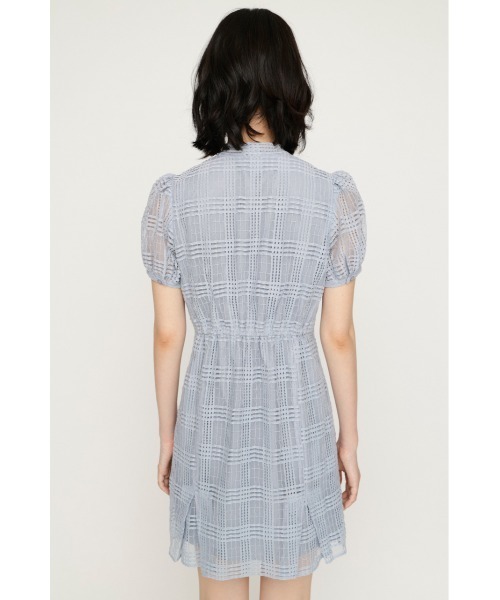 SLY(スライ)の「FRONT BOWTIE S/OP フロントボウタイショートワンピース 夏服 秋服 半袖 ミニワンピース(ワンピース・レディース・ブラック/ライトブルー/ブラック系その他2・2/1)」の10枚目の写真