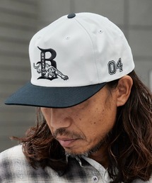 BRIXTON/ブリクストン PREDATOR MP SNPK キャップ 刺繍 配色 バイカラー ツートン 虎 フラットバイザー メンズ ユニセックス 2026年 夏 夏服