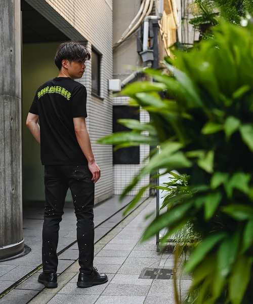 adamsJUGGLER(アダムスジャグラー)の「RTEGスプラッシュペイントデニムロングパンツ(デニムパンツ・メンズ・インディゴブルー/ブラック・XL/L/M)」の13枚目の写真