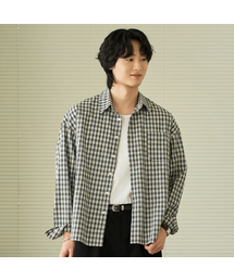 26 SS セミクロップライトウェイトチェックシャツ (5カラー)