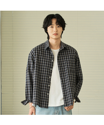 26 SS セミクロップライトウェイトチェックシャツ (5カラー)