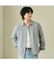 26 SS セミクロップライトウェイトチェックシャツ (5カラー)