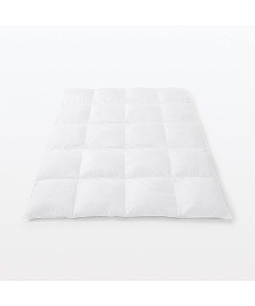 無印良品　防ダニ　羽毛掛け布団一層式　ダブル（190x210 cm） 防ダニ 羽毛掛ふとん・一層式／D 190×210cm（寝具）｜無印
