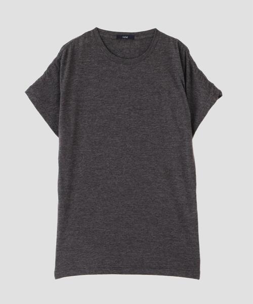 YLEVE(イレーヴ)の「YLEVE / TETRON COTTON SLUB YARN JERSEY SLEEVELESS PULLOVER(Tシャツ/カットソー・レディース・グレー/ブルー/ホワイト・1)」の6枚目の写真