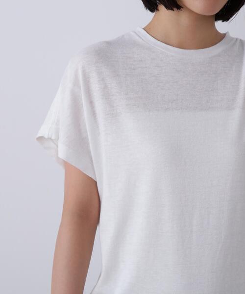YLEVE(イレーヴ)の「YLEVE / TETRON COTTON SLUB YARN JERSEY SLEEVELESS PULLOVER(Tシャツ/カットソー・レディース・グレー/ブルー/ホワイト・1)」の15枚目の写真