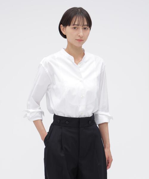 caban（キャバン）の「□コットン フラワープリント ショートシャツ