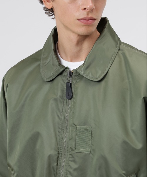 Alpha Industries(アルファインダストリーズ)の「Alpha Industries/アルファインダストリーズ/B-15 HERITAGE FIT FLIGHT JACKET/B-15 ヘリテージフィット フライトジャケット(ミリタリージャケット・メンズ・ブラック/セージグリーン・S/M/L/2XL/XL/XS)」の7枚目の写真