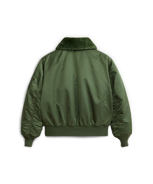 Alpha Industries(アルファインダストリーズ)の「Alpha Industries/アルファインダストリーズ/B-15 HERITAGE FIT FLIGHT JACKET/B-15 ヘリテージフィット フライトジャケット(ミリタリージャケット・メンズ・ブラック/セージグリーン・S/M/L/2XL/XL/XS)」の12枚目の写真