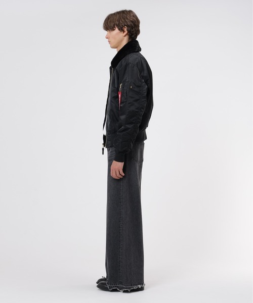 Alpha Industries(アルファインダストリーズ)の「Alpha Industries/アルファインダストリーズ/B-15 HERITAGE FIT FLIGHT JACKET/B-15 ヘリテージフィット フライトジャケット(ミリタリージャケット・メンズ・ブラック/セージグリーン・S/M/L/2XL/XL/XS)」の18枚目の写真