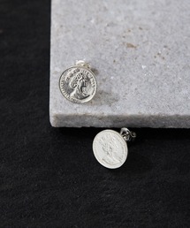 シルバーコインピアス/Sivelle.