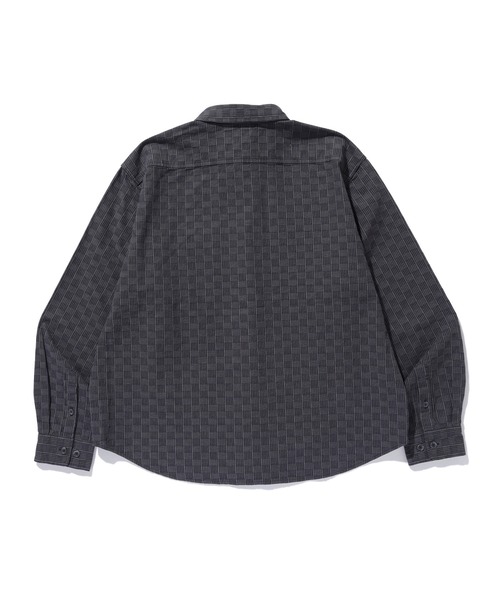 XLARGE(エクストララージ)の「BASKET CHECK L/S SHIRT(シャツ/ブラウス・メンズ・ブラック/オリーブ・XL/L/M/S)」の6枚目の写真