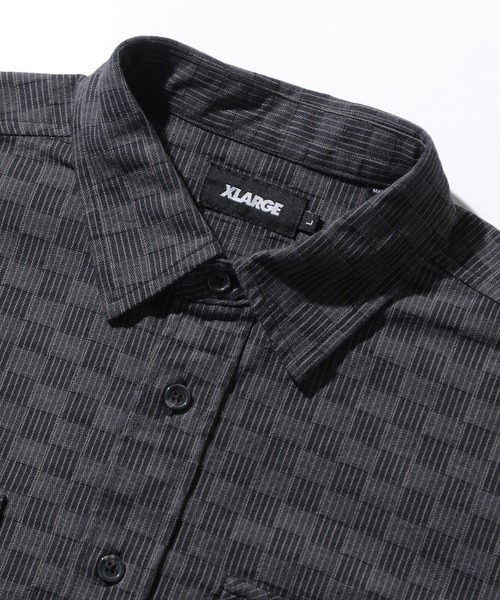 XLARGE(エクストララージ)の「BASKET CHECK L/S SHIRT(シャツ/ブラウス・メンズ・ブラック/オリーブ・XL/L/M/S)」の7枚目の写真