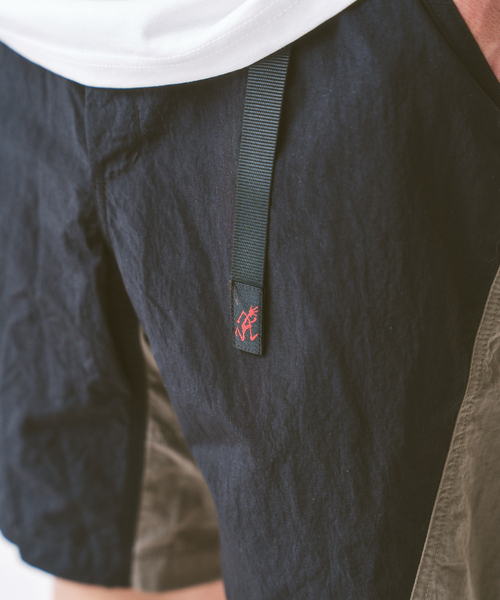 417 EDIFICE(フォーワンセブンエディフィス)の「Gramicci / グラミチ NYLON BLOCK SHORT(その他パンツ・メンズ・ブラック/イエロー/グリーン・MEDIUM/LARGE)」の6枚目の写真