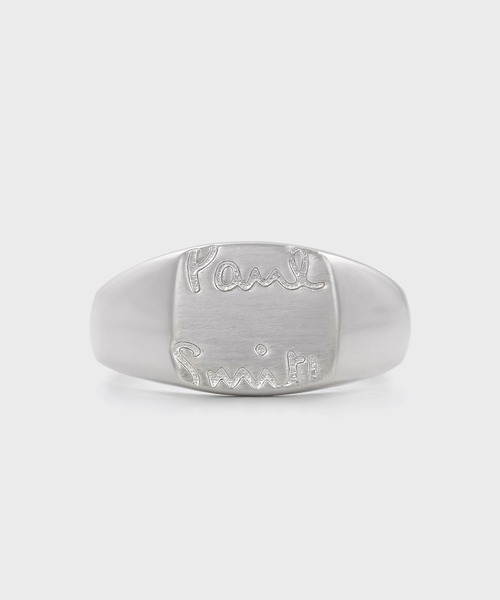 Paul Smith(ポールスミス)の「“Cropped Logo” リング【260911 200】(リング・メンズ・シルバー・21/17)」の1枚目の写真