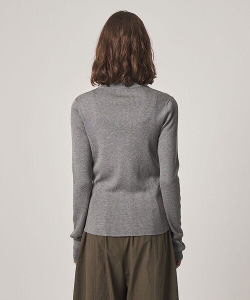 Steven Alan(スティーブンアラン)の「<Steven Alan>リブ ジップアップ プルオーバー(カーディガン/ボレロ・レディース・グレー系/ライトピンク・FREE)」の3枚目の写真