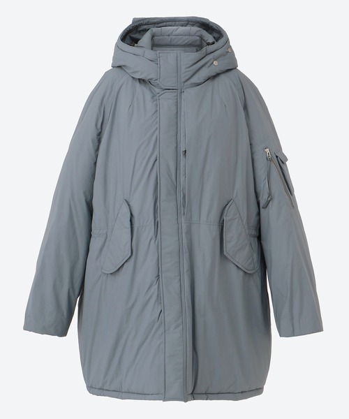 Product Twelve(プロダクトトゥエルブ)の「【Product Twelve】Primaloft Puffer Coat(ダウンジャケット/コート・メンズ・グレー/ブラック・1/2)」の1枚目の写真