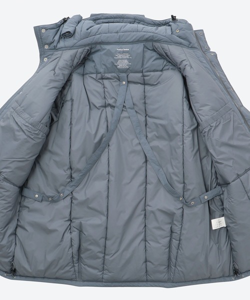 Product Twelve(プロダクトトゥエルブ)の「【Product Twelve】Primaloft Puffer Coat(ダウンジャケット/コート・メンズ・グレー/ブラック・1/2)」の10枚目の写真