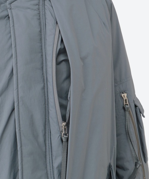 Product Twelve(プロダクトトゥエルブ)の「【Product Twelve】Primaloft Puffer Coat(ダウンジャケット/コート・メンズ・グレー/ブラック・1/2)」の8枚目の写真