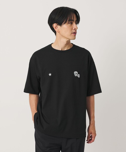 ESPOIR(エスポワール)の「<ESPOIR>Skull EMB Tシャツ(Tシャツ/カットソー・メンズ・ブラック/ホワイト・L/M/XL)」の2枚目の写真