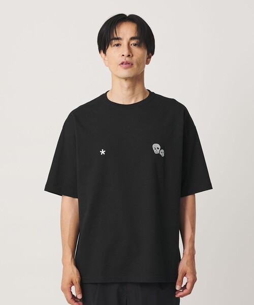 ESPOIR(エスポワール)の「<ESPOIR>Skull EMB Tシャツ(Tシャツ/カットソー・メンズ・ブラック/ホワイト・L/M/XL)」の3枚目の写真