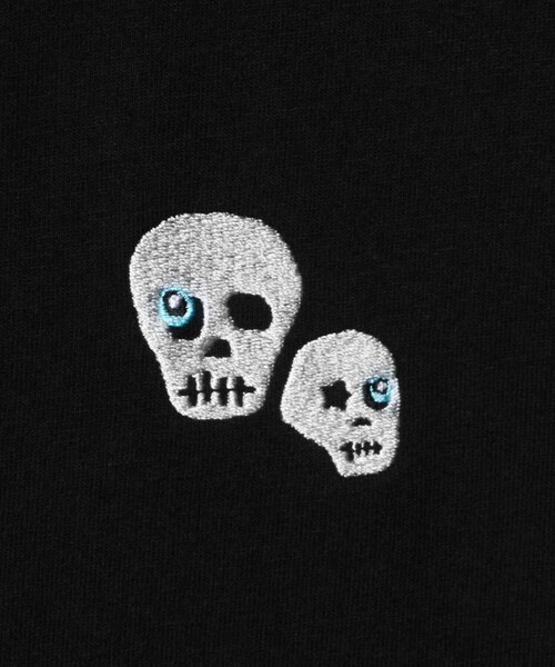 ESPOIR(エスポワール)の「<ESPOIR>Skull EMB Tシャツ(Tシャツ/カットソー・メンズ・ブラック/ホワイト・L/M/XL)」の18枚目の写真