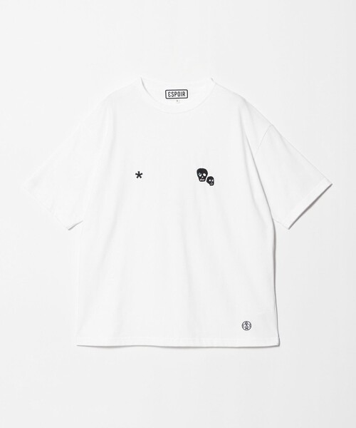 ESPOIR(エスポワール)の「<ESPOIR>Skull EMB Tシャツ(Tシャツ/カットソー・メンズ・ブラック/ホワイト・L/M/XL)」の9枚目の写真