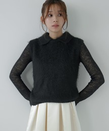モヘアポロニットベスト