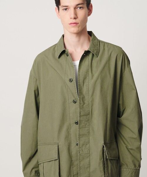 MONKEY TIME(モンキータイム)の「フェード ファティーグ ジャケット(ミリタリージャケット・メンズ・オリーブ・S/L/M/XL)」の3枚目の写真