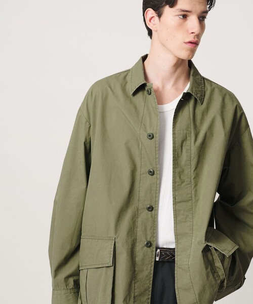 MONKEY TIME(モンキータイム)の「フェード ファティーグ ジャケット(ミリタリージャケット・メンズ・オリーブ・S/L/M/XL)」の4枚目の写真