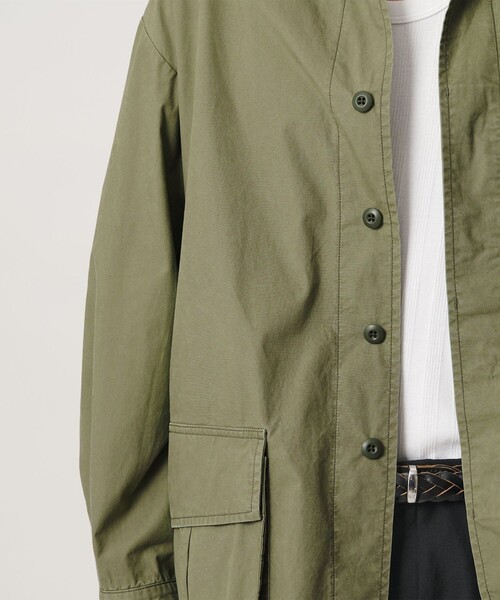 MONKEY TIME(モンキータイム)の「フェード ファティーグ ジャケット(ミリタリージャケット・メンズ・オリーブ・S/L/M/XL)」の5枚目の写真