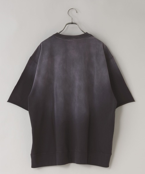 LOWRYS FARM(ローリーズファーム)の「【LFM(U)】サンフェードヘンリーネックSS 1052083(Tシャツ/カットソー・メンズ・ブラック/パープル/グレー・LARGE/MEDIUM)」の6枚目の写真