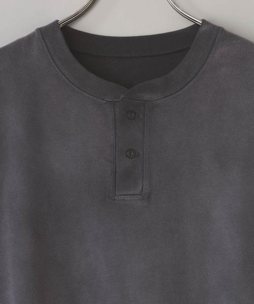 LOWRYS FARM(ローリーズファーム)の「【LFM(U)】サンフェードヘンリーネックSS 1052083(Tシャツ/カットソー・メンズ・ブラック/パープル/グレー・LARGE/MEDIUM)」の7枚目の写真